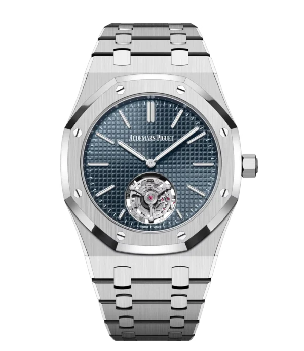 Audemars Piguet Royal Oak Selfwinding Flying Tourbillon Extra-Thin (RD#3) Stainless steel and Blue dial Stainless steel bracelet Ref. 26670ST.OO.1240ST.02