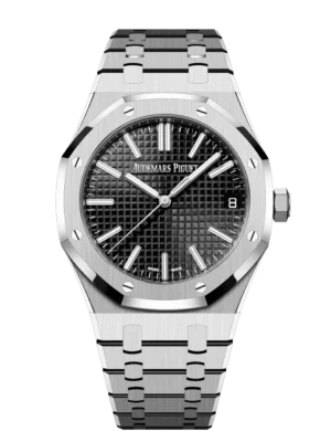 Audemars Piguet Royal Oak Selfwinding Stainless steel and Black dial Stainless steel bracelet Ref. 15510ST.OO.1320ST.07
