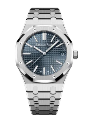 Audemars Piguet Royal Oak Selfwinding Stainless steel and “Bleu nuit nuage 50” dial Stainless steel bracelet Ref. 15510ST.OO.1320ST.06