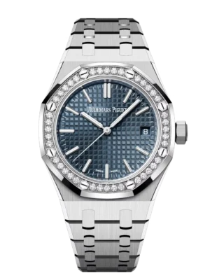 Audemars Piguet Royal Oak Selfwinding Stainless steel and “Bleu nuit nuage 50” dial Stainless steel bracelet Ref. 15551ST.ZZ.1356ST.05