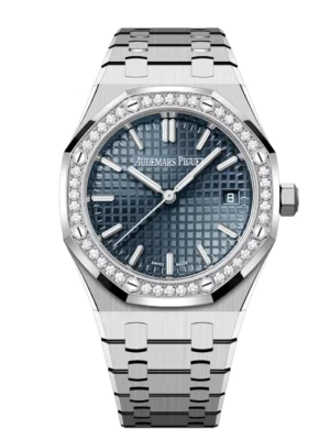Audemars Piguet Royal Oak Selfwinding Stainless steel and “Bleu nuit nuage 50” dial Stainless steel bracelet Ref. 77451ST.ZZ.1361ST.04