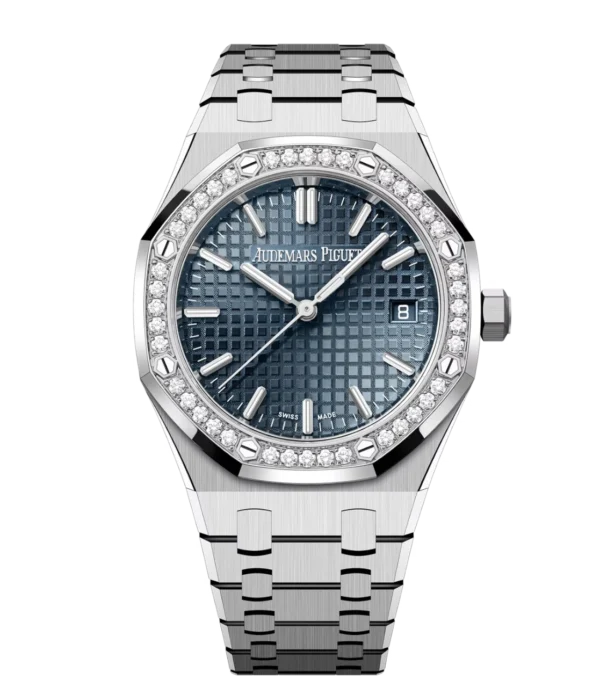 Audemars Piguet Royal Oak Selfwinding Stainless steel and “Bleu nuit nuage 50” dial Stainless steel bracelet Ref. 77451ST.ZZ.1361ST.04