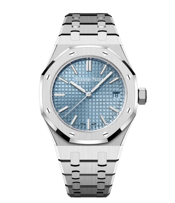 Audemars Piguet Royal Oak Selfwinding Stainless steel and Light blue dial Stainless steel bracelet Ref. 15550ST.OO.1356ST.08