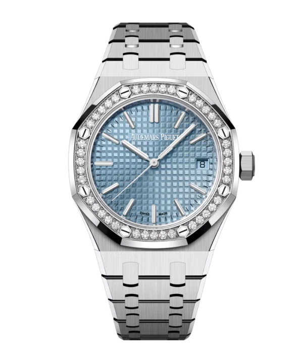 Audemars Piguet Royal Oak Selfwinding Stainless steel and Light blue dial Stainless steel bracelet Ref. 15551ST.ZZ.1356ST.04