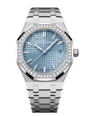 Audemars Piguet Royal Oak Selfwinding Stainless steel and Light blue dial Stainless steel bracelet Ref. 77451ST.ZZ.1361ST.03