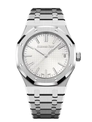 Audemars Piguet Royal Oak Selfwinding Stainless steel and Silver-toned dial Stainless steel bracelet Ref. 15510ST.OO.1320ST.08