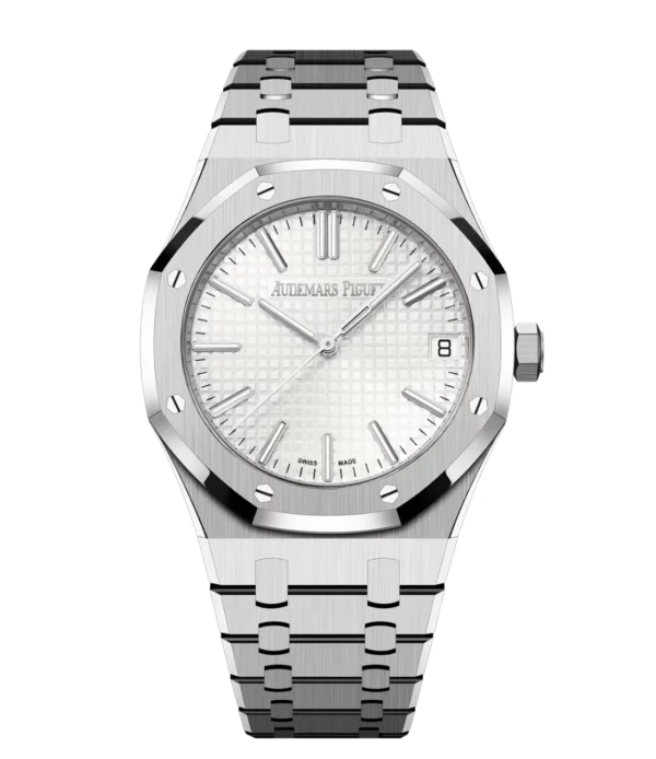 Audemars Piguet Royal Oak Selfwinding Stainless steel and Silver-toned dial Stainless steel bracelet Ref. 15510ST.OO.1320ST.08