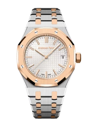Audemars Piguet Royal Oak Selfwinding Stainless steel and Silver-toned dial Stainless steel bracelet Ref. 15550SR.OO.1356SR.02