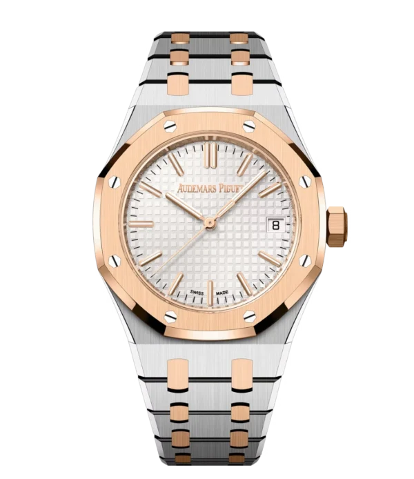 Audemars Piguet Royal Oak Selfwinding Stainless steel and Silver-toned dial Stainless steel bracelet Ref. 15550SR.OO.1356SR.02