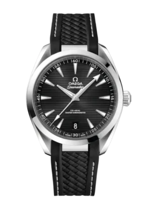 OMEGA Seamaster Aqua Terra 150M Steel and Black dial Black Rubber strap Ref. 220.12.41.21.01.001