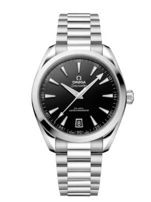 OMEGA Seamaster Aqua Terra 150M Steel and Black dial steel bracelet Ref. 220.10.41.21.01.002