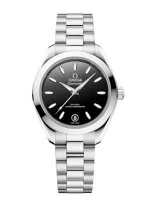 OMEGA Seamaster Aqua Terra 150M Steel and Black dial Steel Butterfly clasp bracelet Ref. 220.10.30.20.01.001