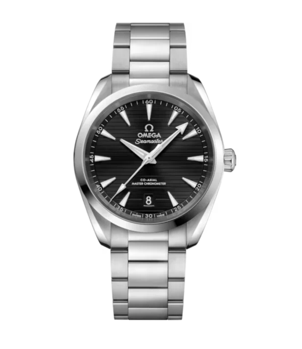 OMEGA Seamaster Aqua Terra 150M Steel and Black dial Steel Butterfly clasp bracelet Ref. 220.10.38.20.01.001
