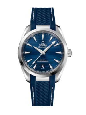 OMEGA Seamaster Aqua Terra 150M Steel and Blue dial Blue Rubber strap Ref. 220.12.38.20.03.001