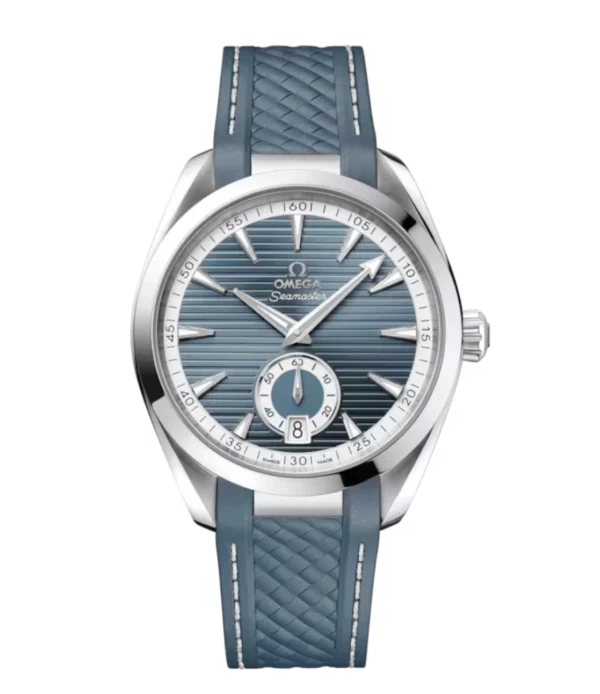 OMEGA Seamaster Aqua Terra 150M Steel and Blue dial Blue Rubber strap Ref. 220.12.41.21.03.005