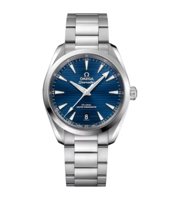OMEGA Seamaster Aqua Terra 150M Steel and Blue dial Steel Butterfly clasp bracelet Ref. 220.10.38.20.03.001