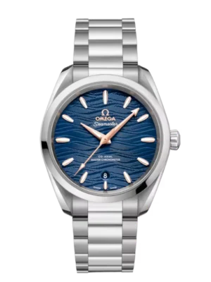OMEGA Seamaster Aqua Terra 150M Steel and Blue dial Steel Butterfly clasp bracelet Ref. 220.10.38.20.03.002