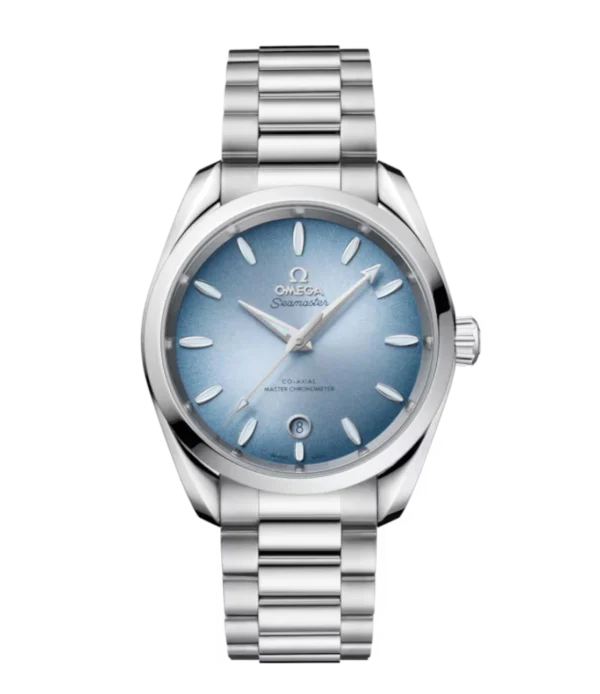 OMEGA Seamaster Aqua Terra 150M Steel and Blue dial Steel Butterfly clasp bracelet Ref. 220.10.38.20.03.004