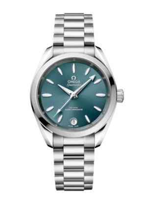 OMEGA Seamaster Aqua Terra 150M Steel and Lagoon green dial Steel bracelet Ref. 220.10.34.20.10.001