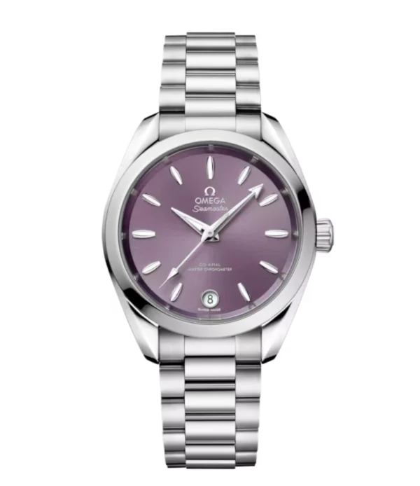 OMEGA Seamaster Aqua Terra 150M Steel and Lavender dial Steel bracelet Ref. 220.10.34.20.10.002