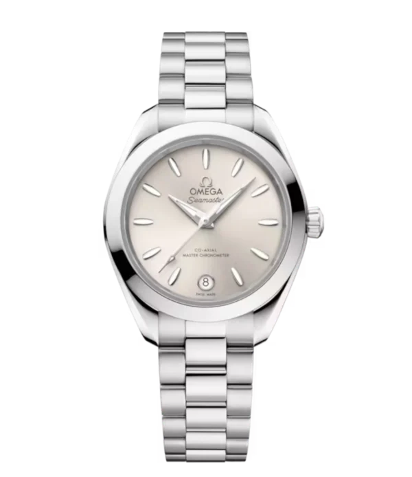 OMEGA Seamaster Aqua Terra 150M Steel and Sandstone dial Steel Butterfly clasp bracelet Ref. 220.10.30.20.09.001