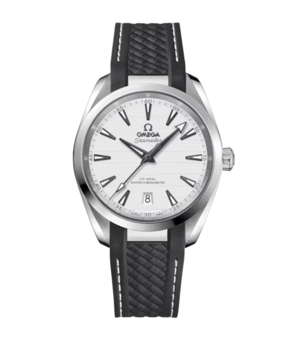 OMEGA Seamaster Aqua Terra 150M Steel and Silver dial Grey Rubber strap Ref. 220.12.38.20.02.001