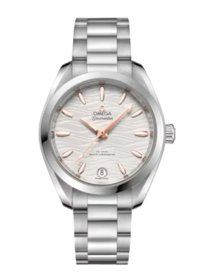 OMEGA Seamaster Aqua Terra 150M Steel and Silver dial Steel Butterfly clasp bracelet Ref. 220.10.34.20.02.001
