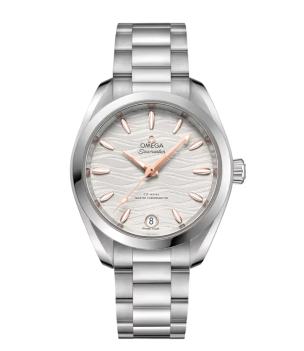 OMEGA Seamaster Aqua Terra 150M Steel and Silver dial Steel Butterfly clasp bracelet Ref. 220.10.34.20.02.001