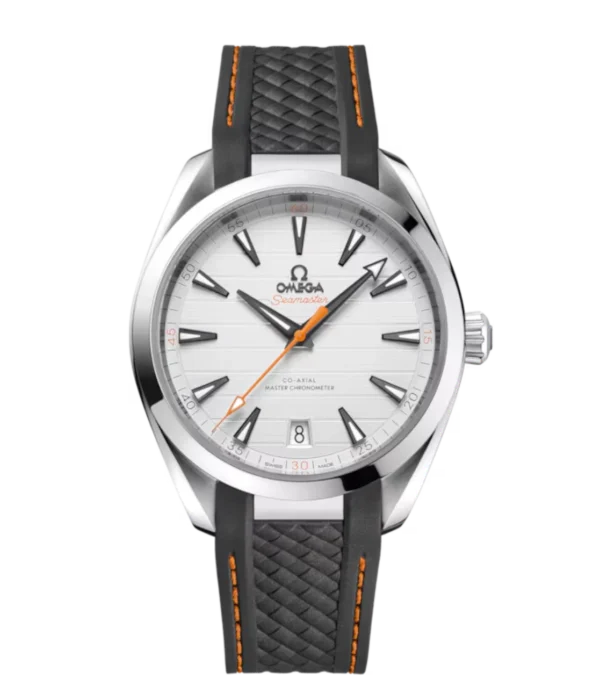 OMEGA Seamaster Aqua Terra 150M Steel and Silver dial Grey Rubber strap Ref. 220.12.41.21.02.002