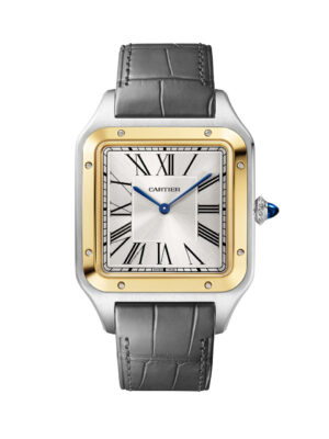 Cartier Santos Dumont 27.5 mm Yellow Gold Leather Strap