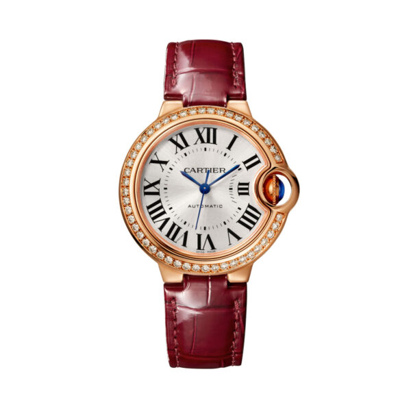 Cartier Ballon Bleu 33mm Automatic Rose Gold and Diamond