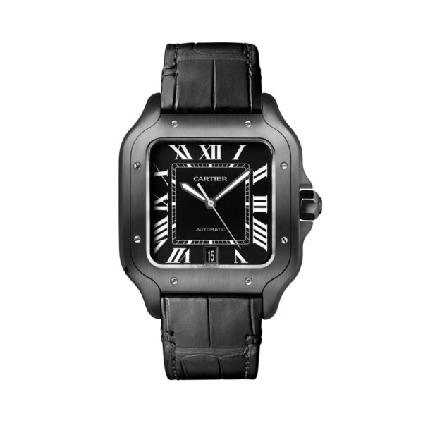 Santos de Cartier Large Automatic 40 mm Black Dial Date