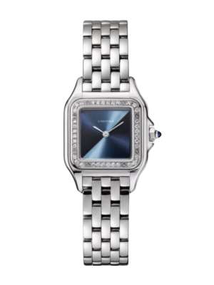 Cartier Panthere Steel Blue Dial 22mm