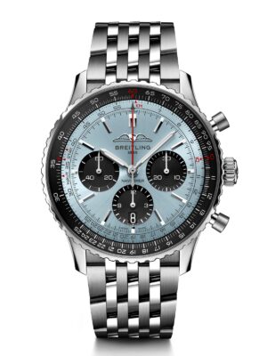 Breitling Navitimer Chronograph 43mm Ice Blue Watch BLS