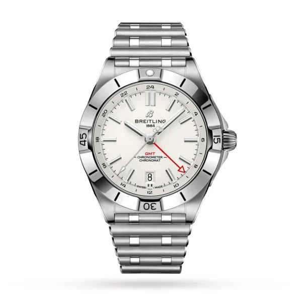 Breitling BLS Factory Chronomat Automatic GMT 40mm White Dial