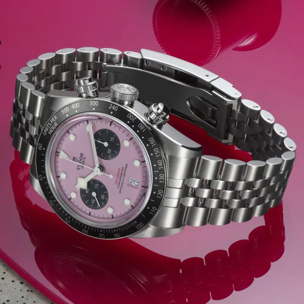 TUDOR Black Bay Chrono 41mm Steel Case Pink Dial ZF Best Edition