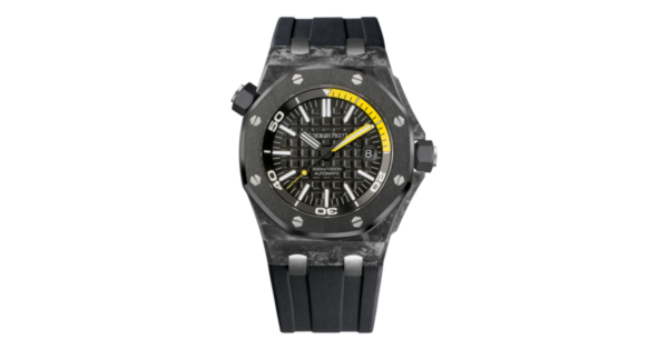 Audemars Piguet Royal Oak Offshore Diver 15706 Forged Carbon Black Dial 42mm