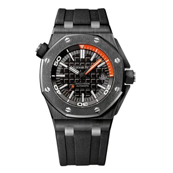 Audemars Piguet Royal Oak Offshore Diver 15707 Black Ceramic Dial 42mm